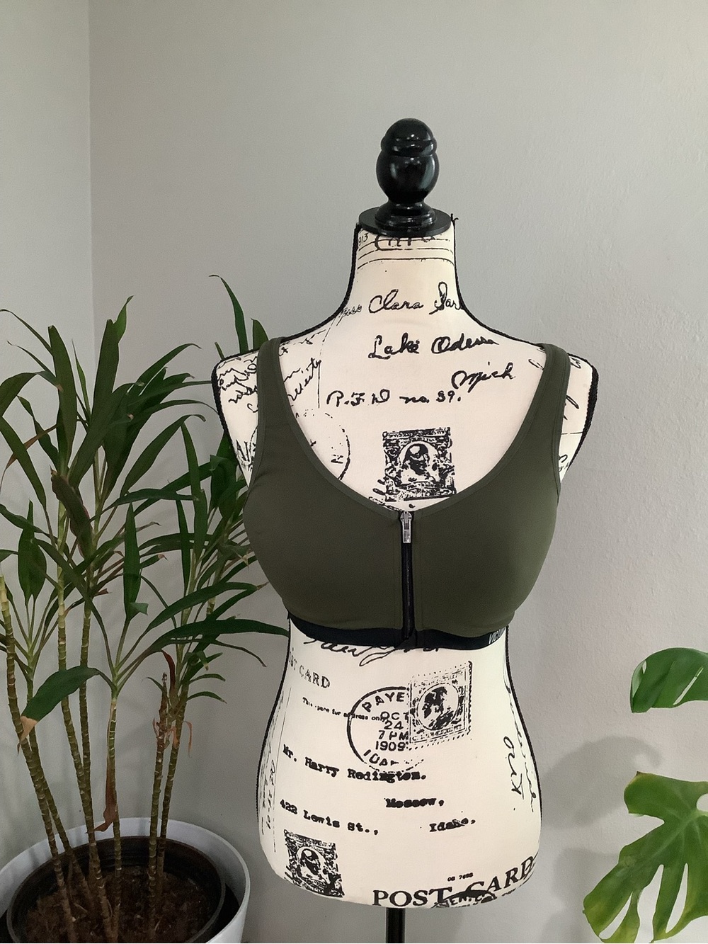 Victoria's Secret Knockout Olive Sports Bra
